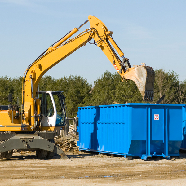 can i rent a residential dumpster for a construction project in Faunsdale